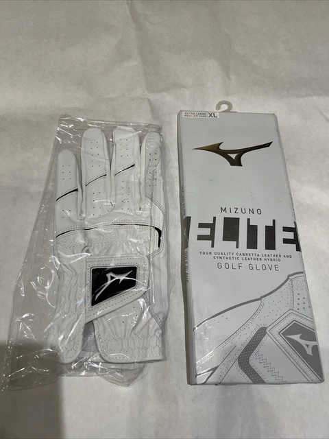 MIZUNO 2020 ELITE Golf Glove White Black XX Large Left Hand New