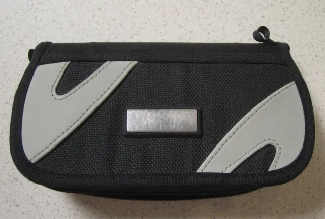 On The Go Travel Carry Nylon Case For PSP Black Grey Gray UMD Multi-Color 9E