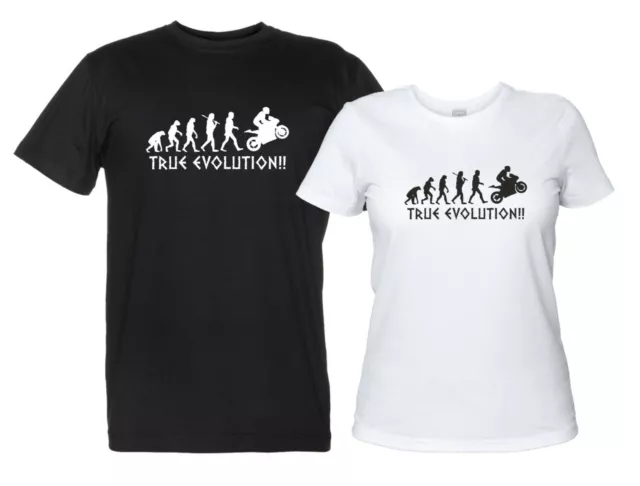 Moto Evolution Maglietta Motociclista T-Shirt Evoluzione Motori Biker Uomo Donna