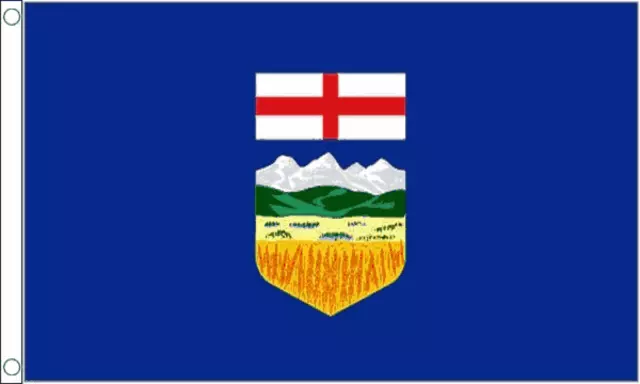 5ft x 3ft (150 x 90 cm) Alberta Canada Canadian Country Polyester Banner Flag