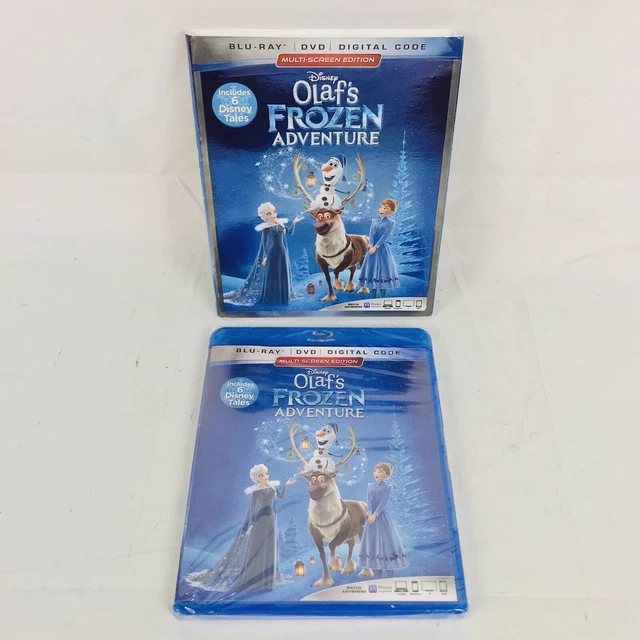 DISNEY OLAF'S FROZEN Adventure Blu-ray + DVD + Digital Code w/ Sleeve ...