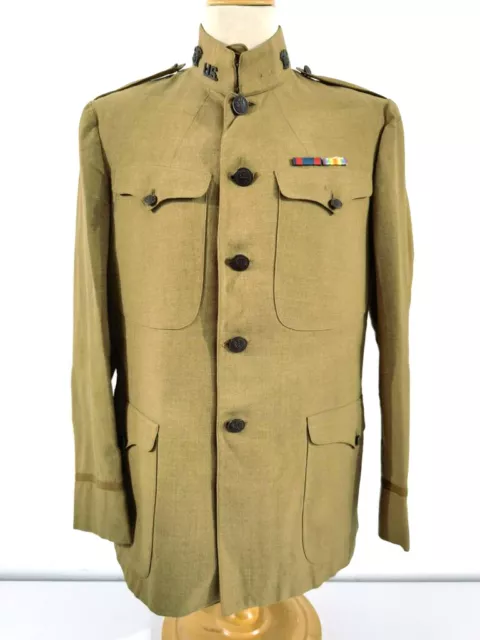 U.S. WWI officers tunic, member of the Quartermaster Corps, two overseas chevron
