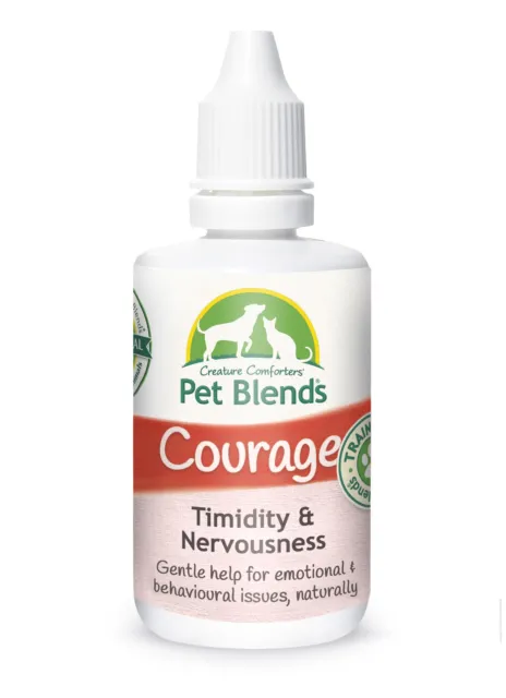 Natural Pet Remedy NERVOUS TIMID INSECURE CONFIDENCE Dog Cat Horse Courage Blend