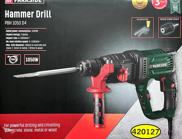 PARKSIDE HAMMER DRILL PBH 1500 C3 49.99 PicClick UK