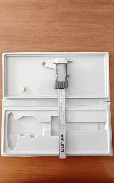 Borletti CDJB15 Calibro Extra Preciso Digitale 150mm - Argento