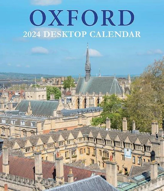 OXFORD LARGE DESKTOP Calendar 2024 by Chris Andrews 14.67 PicClick