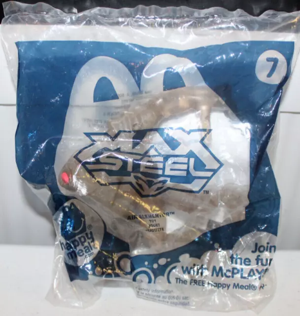 Max Steel #7 Air Elementor McDonald's Happy Meal Toy 2014 Mattel (NEW)