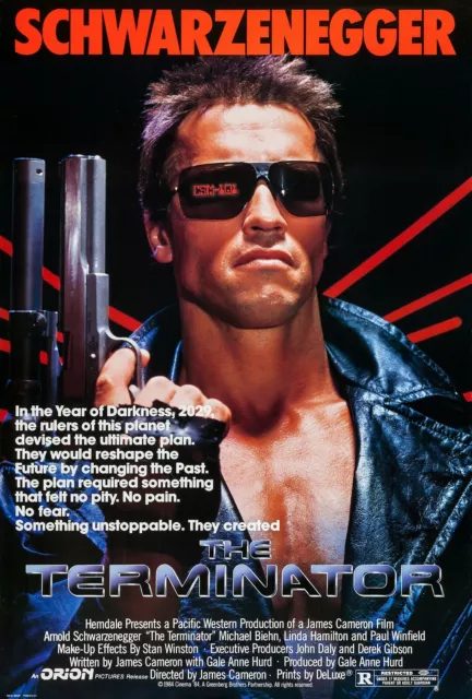 the-terminator-poster- Poster (A0-A4) Film Movie Picture Art Wall Decor Actor