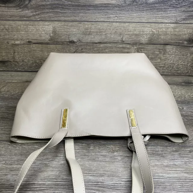 Bolso de Mano Joy Mangano & Iman Hollywood Glamour Crema Glamour Estructura XL 3