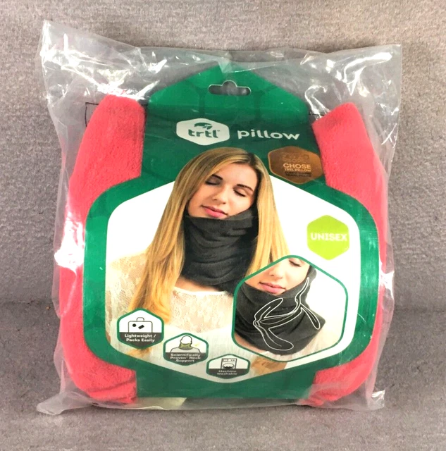 TRTL TRAVEL PILLOW *NEW* soft fleece head support washable neck wrap