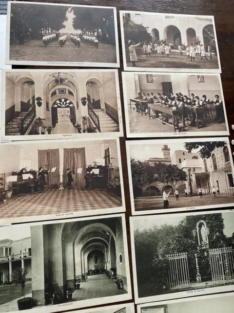 Lotto 11 cartoline Acireale collegio Santonoceto viaggiate 1935 1936 Lotto 11 cartoline Acireale collegio Santonoceto viaggiate 1935 1936