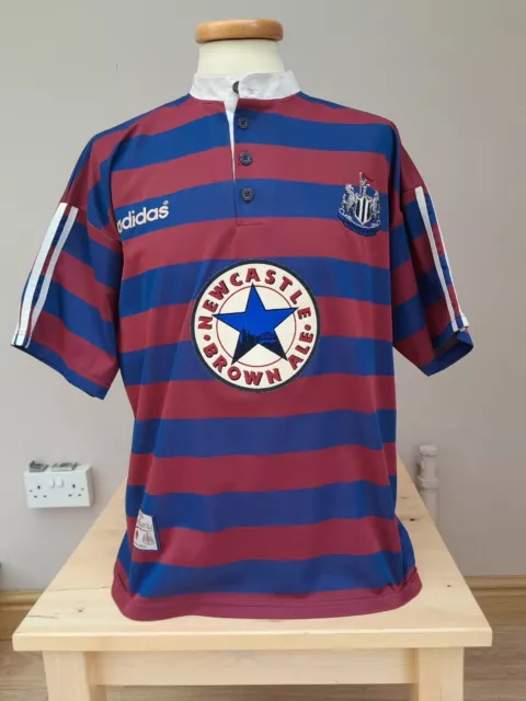 Newcastle United Away Football Shirt 1995/96 Adults XXL Adidas E89