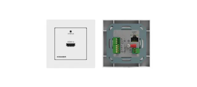 KRAMER - WP-789T 4K60 4:2:0 HDMI 1–Gang PoE Wall–Plate Transmitter