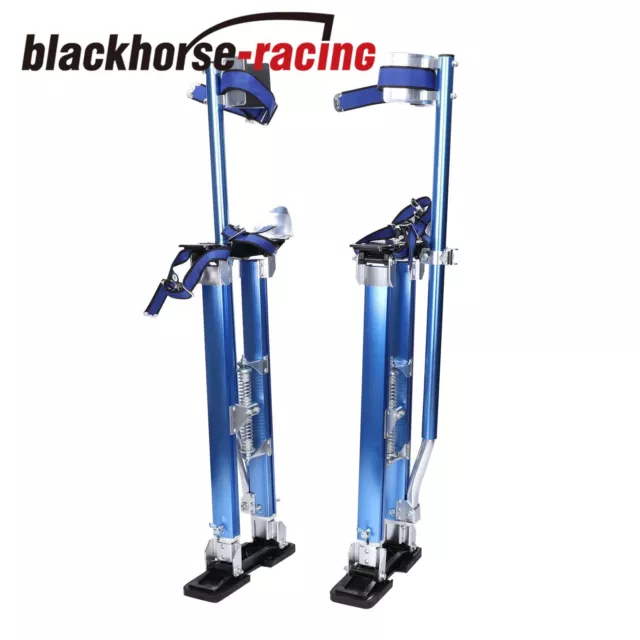 Drywall Stilts 24-40 Inch Aluminum Tool Stilt For Painting Painter Taping Blue