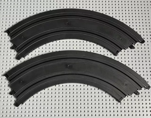 Scalextric Micro - 2 x 90° Curve Track Pieces - Pre-2019 Style Connectors