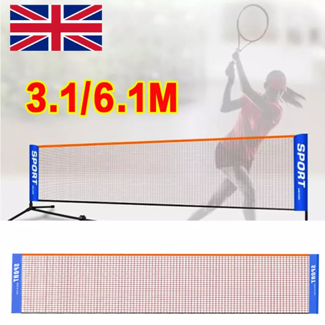 3/6M Portable Standard Badminton Volleyballs Training Net Outdoor Garden Sports