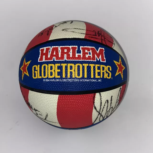 Vintage Harlem Globetrotters Signed Basketball From 1994 -  India