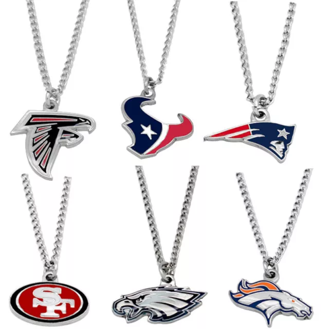 Football-logo necklace charm pendant -NFL PICK YOUR TEAM Sports For Fans Gifts