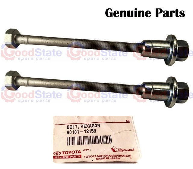 GENUINE TOYOTA HILUX LN167 LN172 Front Torsion Bar Anchor Bolt w Nut x2