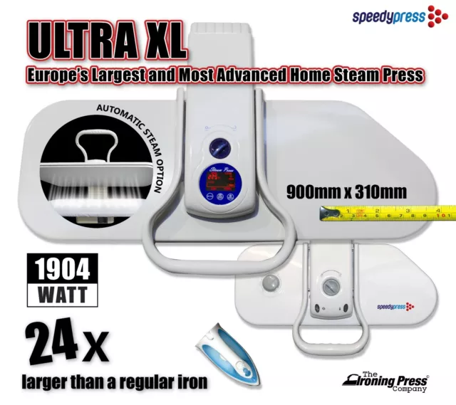 Ultra XL Steam Iron Press (90cm; 2,200w) Europe's Largest & Most Advanced Press! 2