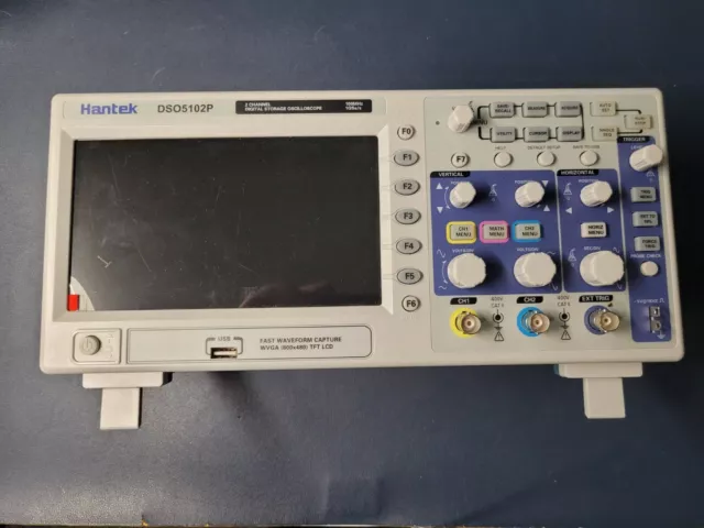 Hantek DSO5102P Digital Storage Oscilloscope Dual Channel 100MHz, 1GSa/s Rate