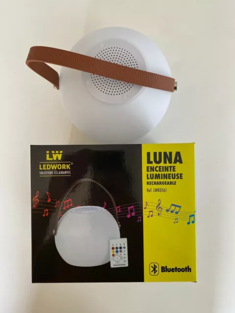 Enceinte lumineuse ''Luna" bluetooth 