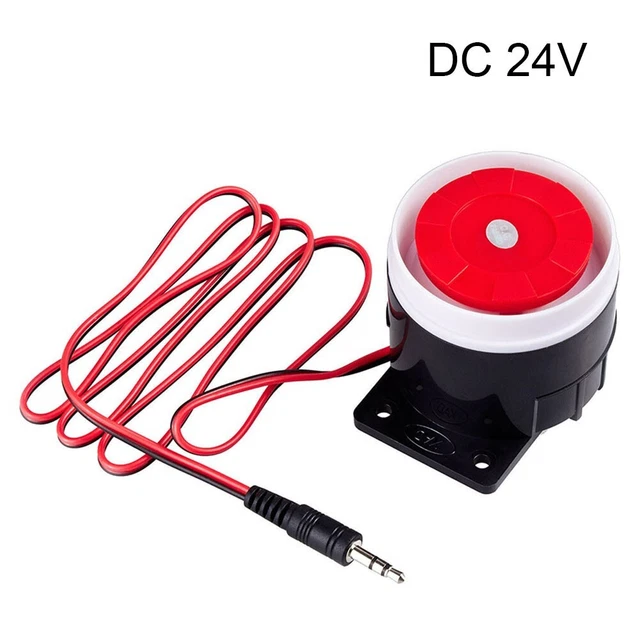 1PCS 120dB Mini Piezo Alarme Sirène 110dB 12V Dc Anti-vol Haute Décibel Buzzer