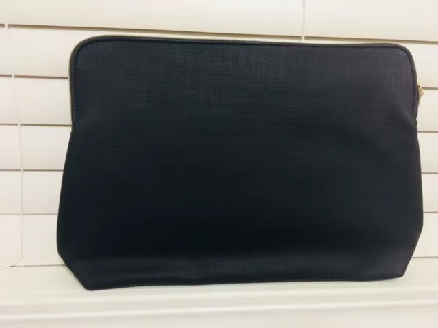 New Lancôme Lancome Beaute Beauty Black Makeup Cosmetic bag Case Pouch Clutch