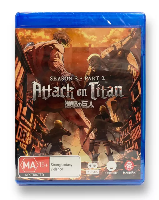 Attack on Titan: Season 3 - Part 2 Blu-ray (Blu-ray + DVD +