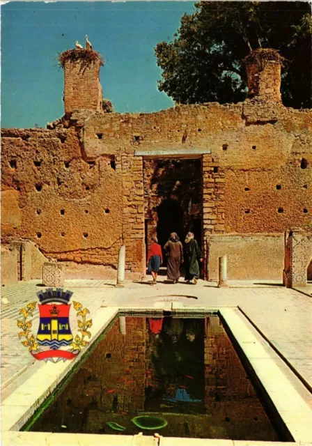 CPM AK MAROC RABAT-Le Chellah et Armoiries de la Ville (343194)
