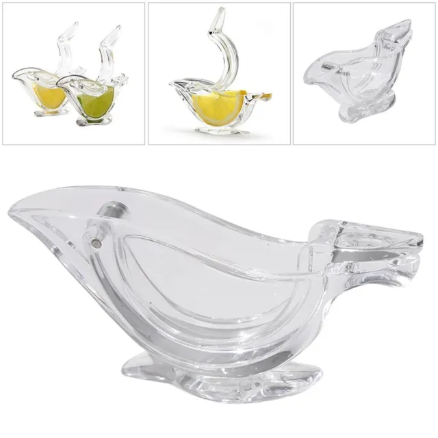 Acrylic Lemon Squeezer with Bird Design Perfect Addition to Your Kitchen