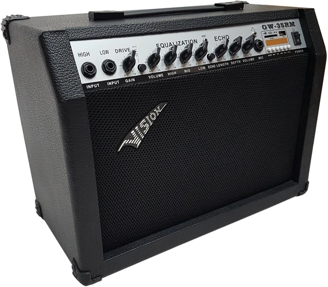 (E-) Gitarrenverstärker VON MSA ! 65WATT ! DISTORTION_TUNER_MIKRO_SD_AUX_REVERB