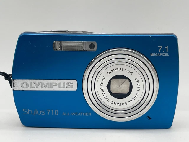 OLYMPUS DIGITAL CAMERA µ-1020 Royal Blue 10.1MP 7x Optical