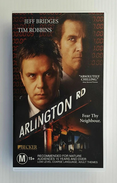 LIKE NEW" JEFF Bridges, Tim Robbins ARLINGTON RD ROAD 1999 VHS VIDEO MOVIE  $23.99 - PicClick AU