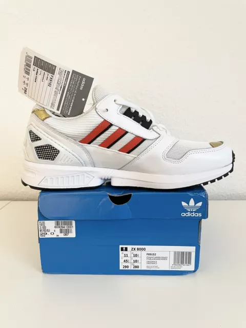 ADIDAS ZX 8000 OLYMPIC GR. 45 1/3 FX9152 NEU no AQUA