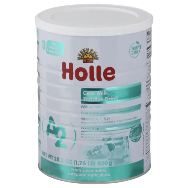 Holle - Toddler Drink Cow Milk A2 Case of 6-28.2 FZ