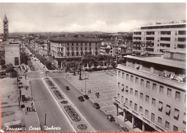 1956 Pescara Corso Umberto Visto Dall'alto Animatissima