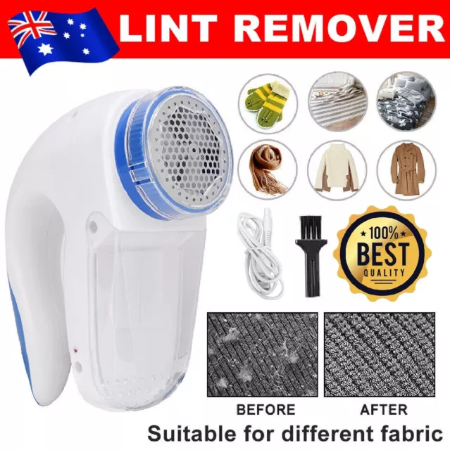 Electric USB Handheld Lint Remover Sweater Pill Fluff Fabric Fuzz Shaver Trimmer