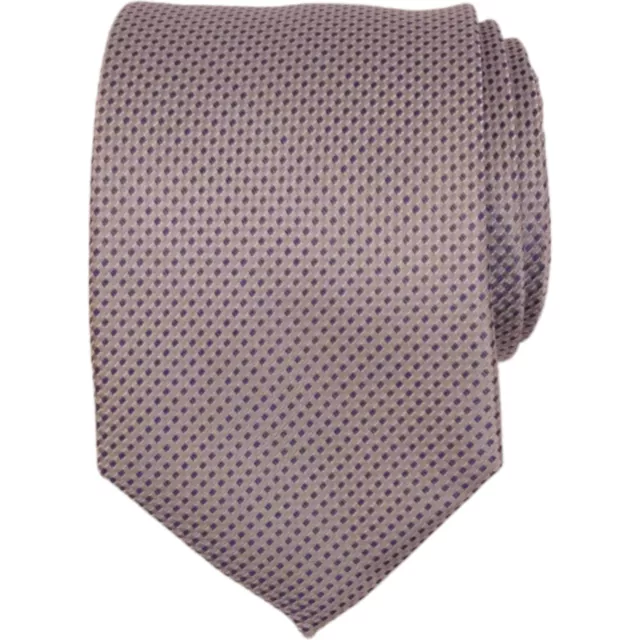 ALARA Mens Classic Tie 3.15 Gray Blue 100% Silk Woven Designer Dress Necktie $80