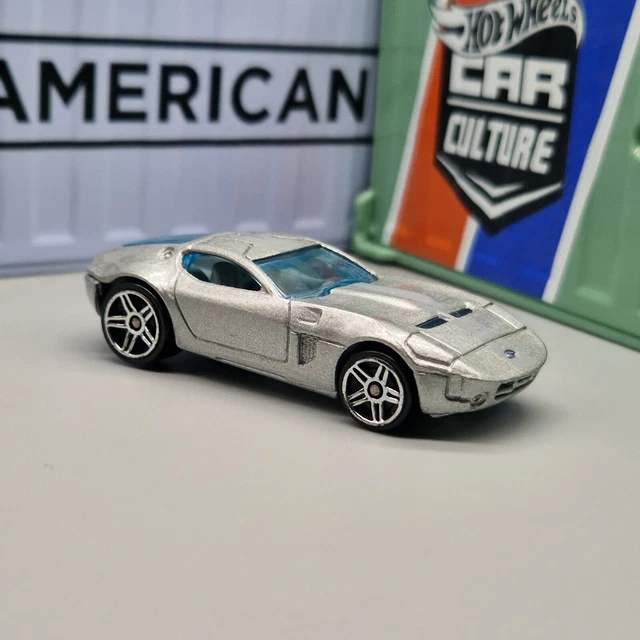 Hot Wheels 2005 Ford Shelby GR-1 Concept – Maßstab 1:64, Silver FTE Realistix, Sammlerstück