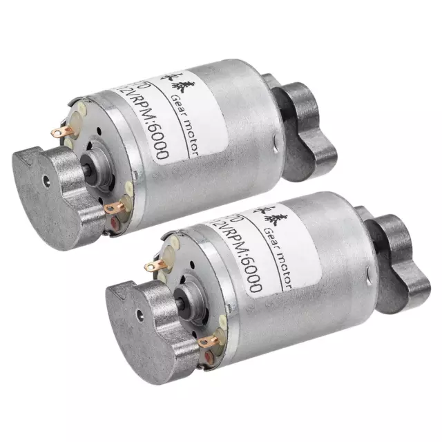 Vibration Motor DC 12V 5000RPM Double Shaft Strong Vibrating DC Motor 2pcs