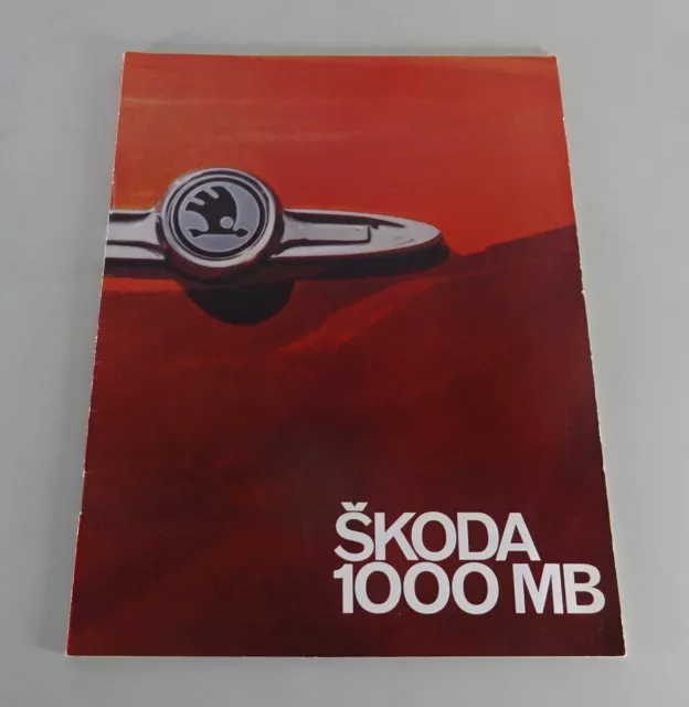 Prospectus/Brochure Skoda 1000 MB Support 1964