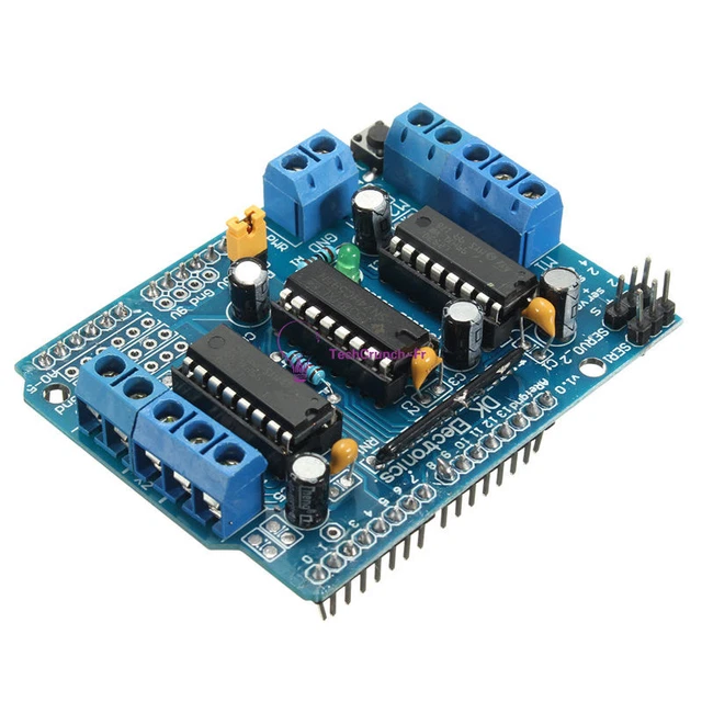 L293D Motor Treiber Arduino Uno MEGA2560 Driver Stepper Shield - Foto 9