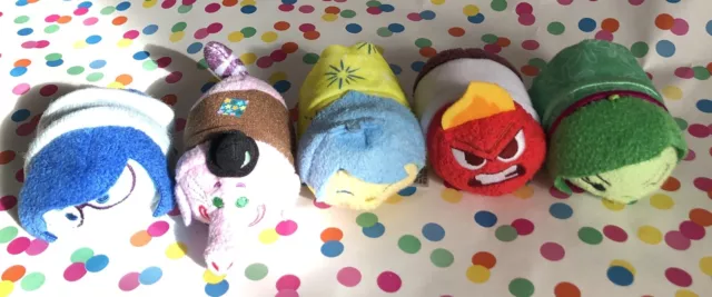 Disney Tsum Tsum Inside Out Mini Plush Bundle 5 Set