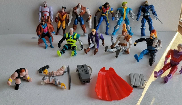 Lot 12 VTG 90s ToyBiz Marvel Action Figures X-Men