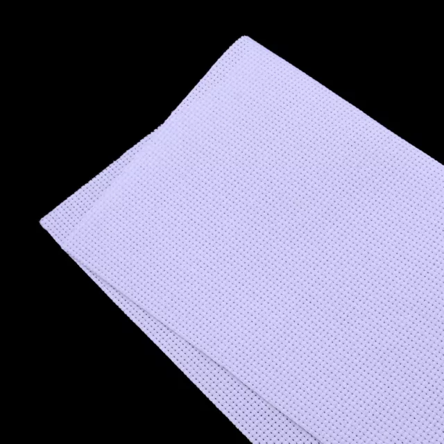 3pc artisanat 11ct coton blanc point de croix broderie toile tissu tissu aida 3