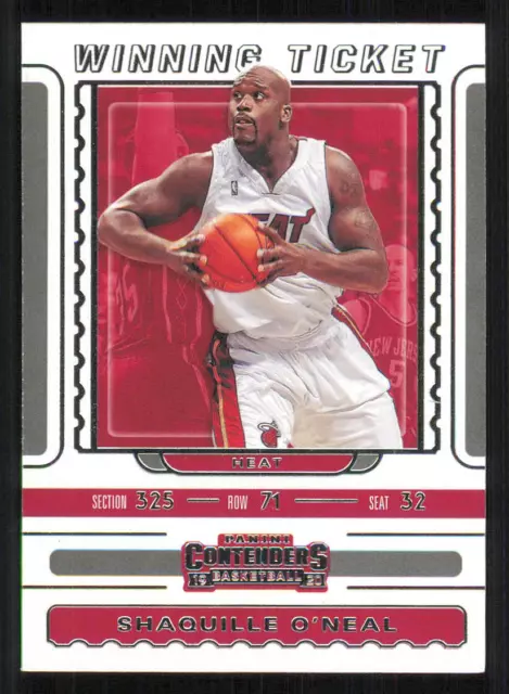 2019-20 Panini Contenders Winning Ticket #6 Shaquille O'Neal