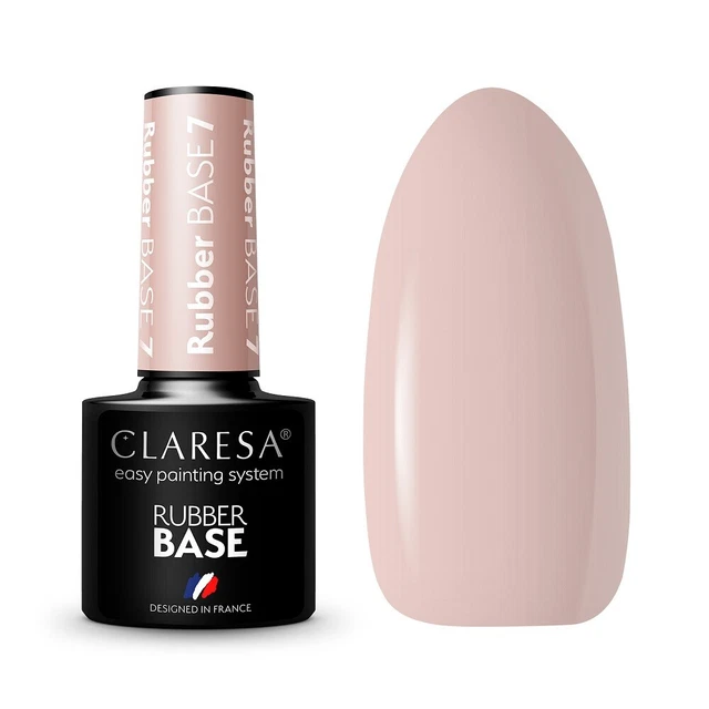 5906750236339 Rubber Base baza do lakieru hybrydowego 7 5g Claresa