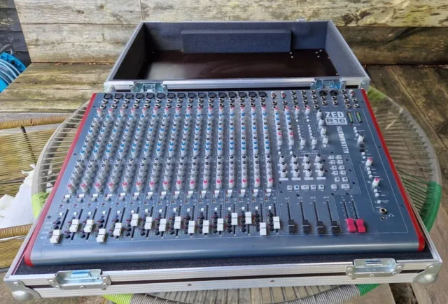 Allen & heath ZED R16 DIGITAL ANALOG MIXING DESK (with FLIGHT CASE and COVER)