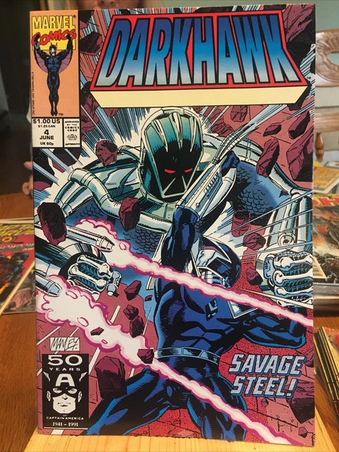 MARVEL COMICS: : DARKHAWK Vol. 1 No. 4 June  1991